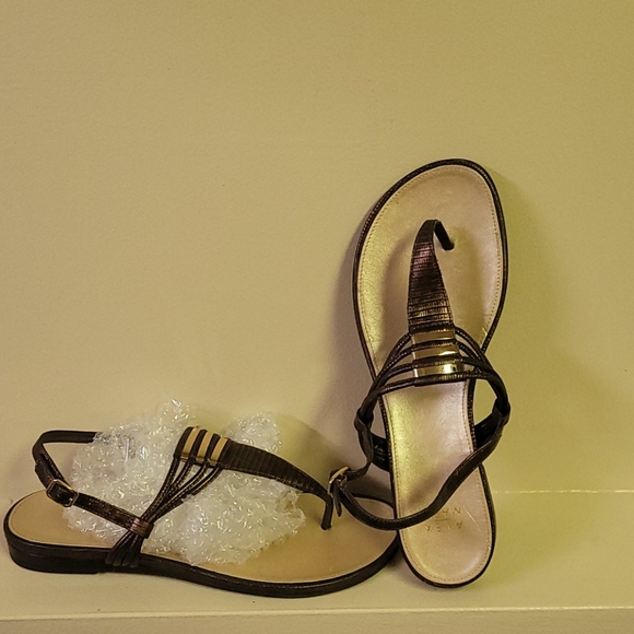 Beautiful Alex Marie Size 11 Brown leather sandals - Picture 8 of 8